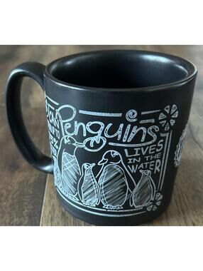 Seaworld Penguin Coffee Mug Sea World Cares Microwave Safe Collectible Rare